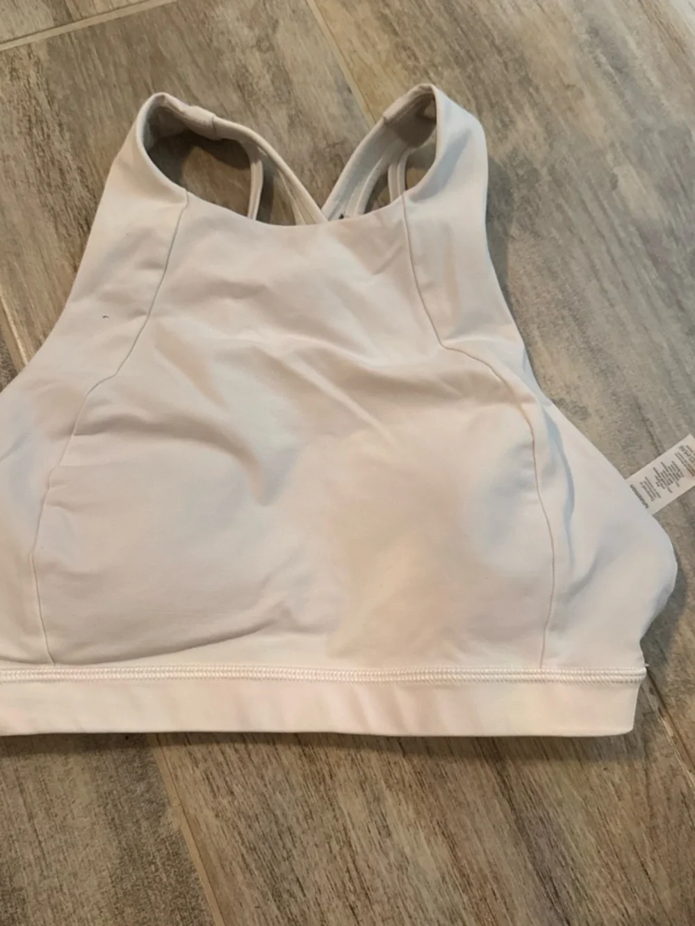 Lululemon Women’s High-Neck White Sports Bra